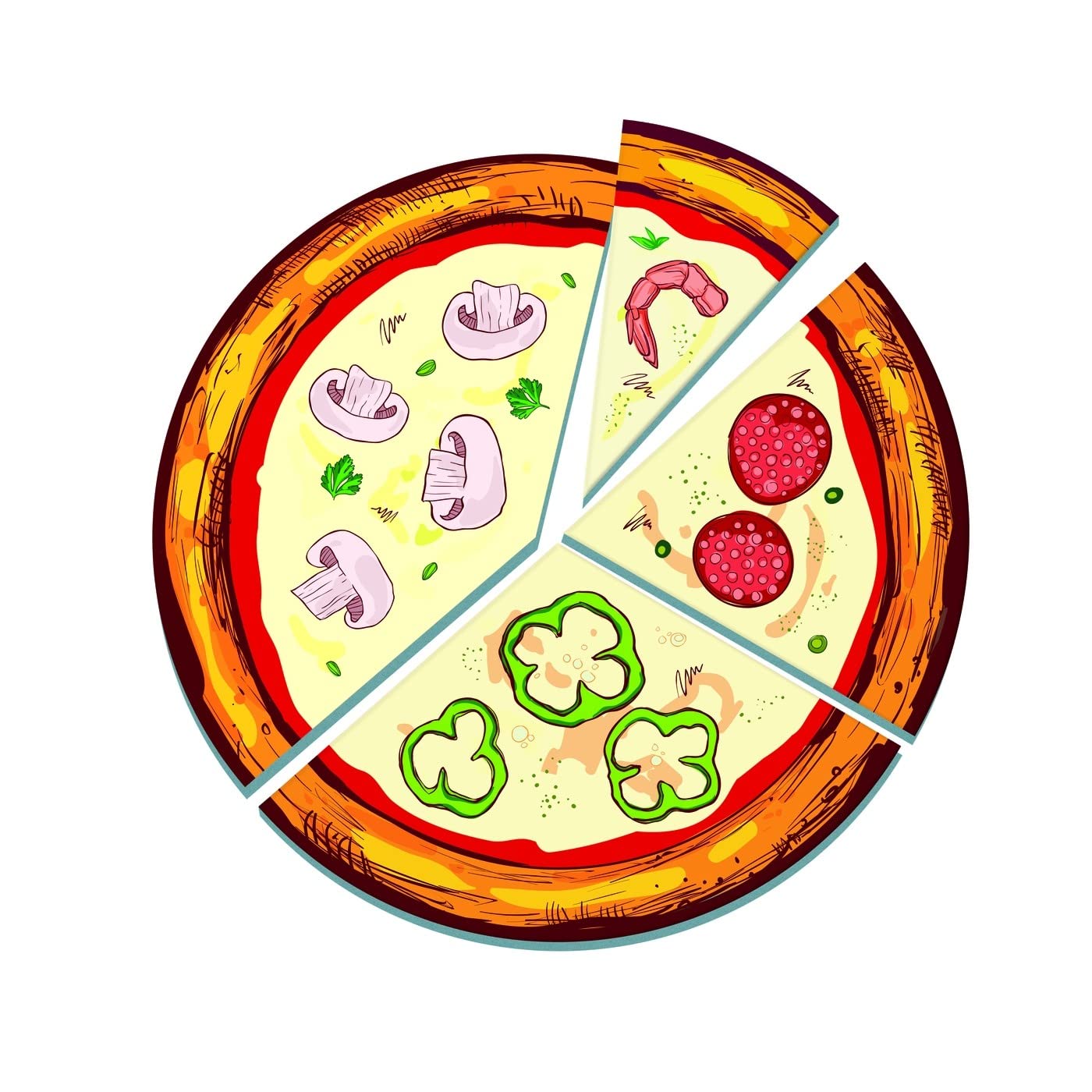 Clementoni - 16127 - Sapientino - Nombres…Qu'est-ce Que Pizza - Jeu pour Apprendre à Compter, Jeu sur Les Chiffres - Jeu éducatif 4 Ans tuiles illustrées - Made in Italy