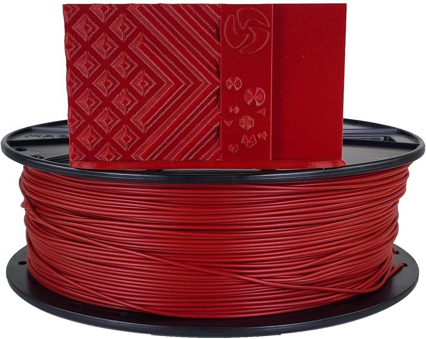 3D­FUEL FUELING YOUR CREATIVITY 3D Fuel Pro PLA (PLA+) 3D Printing Filament, Made in USA with High Impact Strength & Dimensional Accuracy +/- 0.02 mm, 1 kg (2.2 lbs) 1.75mm Spool in Iron Red