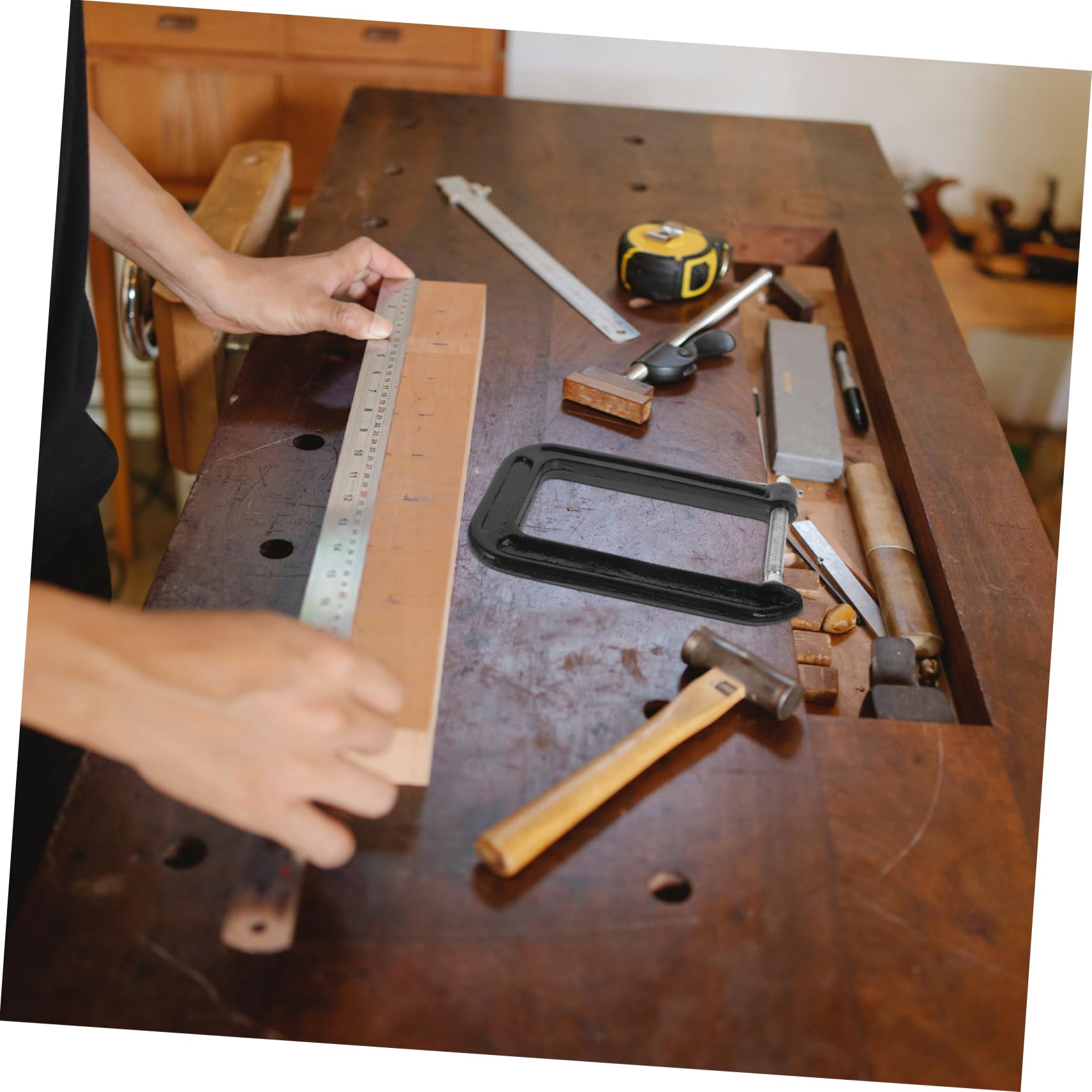 SHINEOFI Pinza Para Abrazadera De Montaje Mesa De Abrazadera De Escritorio Para Trabajos De De Mesa Para Fijar