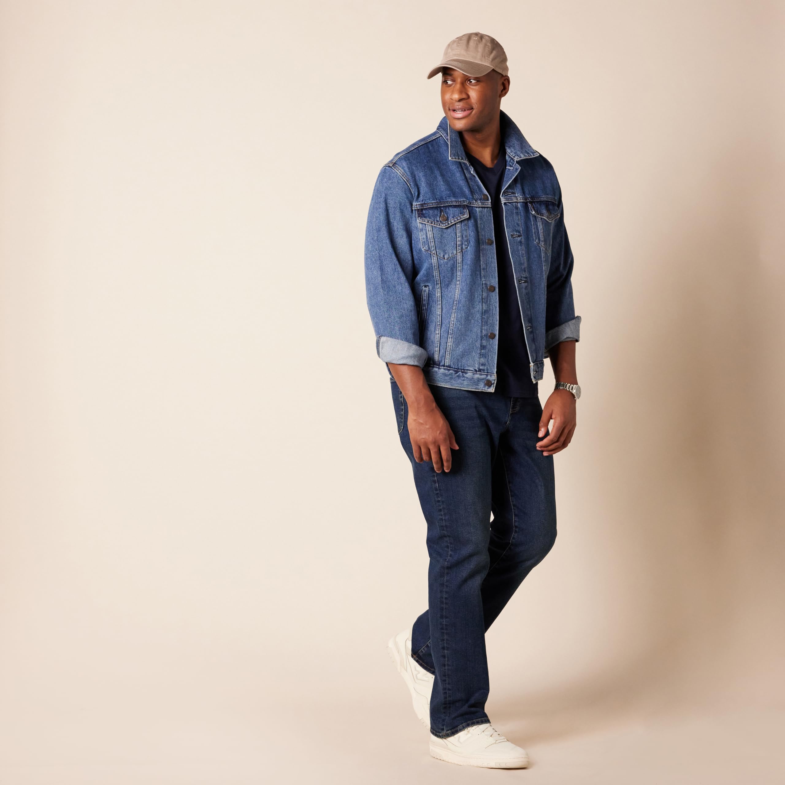 Amazon Essentials Mężczyźni Jeansy bootcut slim fit