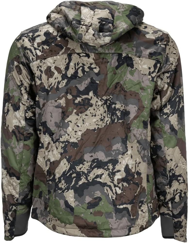 Pnuma Outdoors Alpha Vertex Jacket, Wind Resistant Shell, Insulating Fleece Interior, Quiet Fabric with Stretch Panels - Image 6