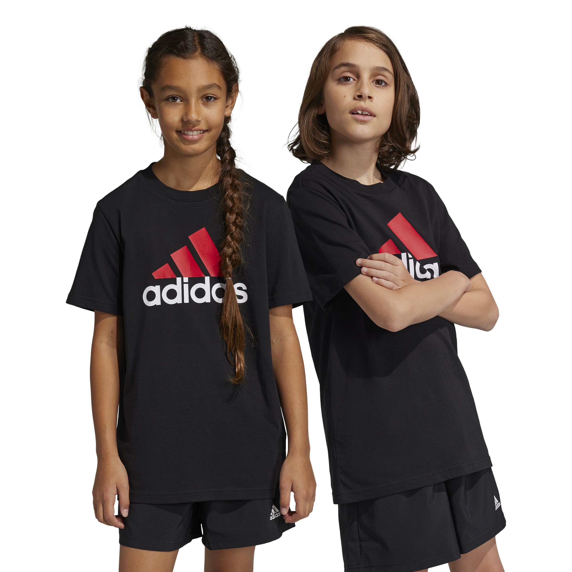 adidas koszulka z krótkim rękawem Uniseks - dzieci Essentials Two-color Big Logo Cotton Tee