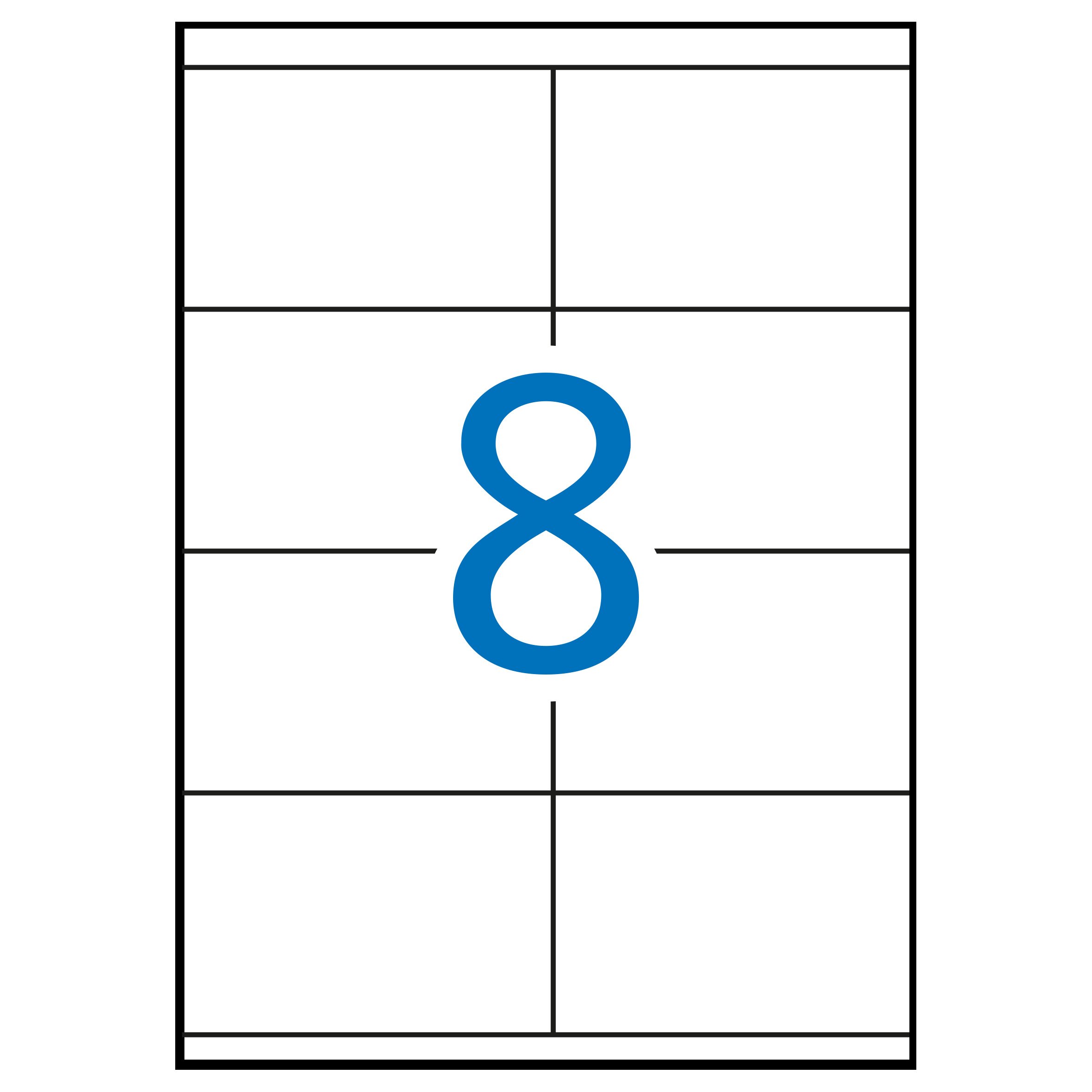 TopStick 8409 étiquettes Universelles A4 (105 X 148 Mm, 25 Feuilles - Foto 7