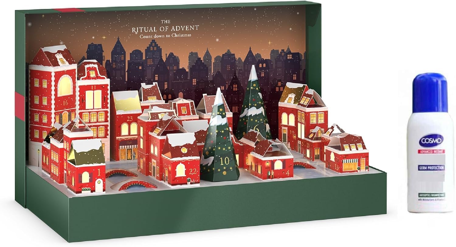 JUNG Adventskalender 2025 Frauen DELUXE, Kosmetik Advent Kalender für Frau & Mädchen, 24 Geschenke, Pflege Weihnachtskalender, Adventkalender