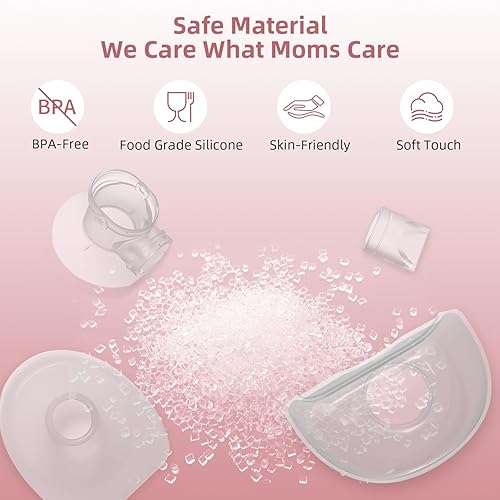 Miniatura 7 de Extractor de leche portátil manos libres bombas de lactancia materna eléctricas portátiles con 4 modos y 9 niveles - Bomba de leche inalámbrica