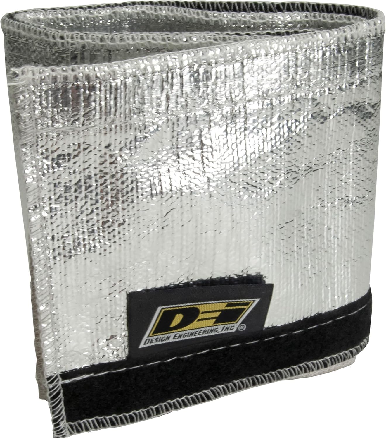 Design Engineering Heat Shroud™ – 2" – 2-1/2" I.D. x 3 ft Aluminized Line Sleeving | Reflects Radiant Heat up to 2000°F | High-Temperature Protection | Hook & Loop Closure