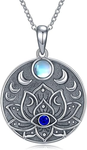 Collar contra el mal de ojo para mujer, plata esterlina 925, dije de mal de ojo, amuleto de concha de abulón, protección espiritual, joyería contra