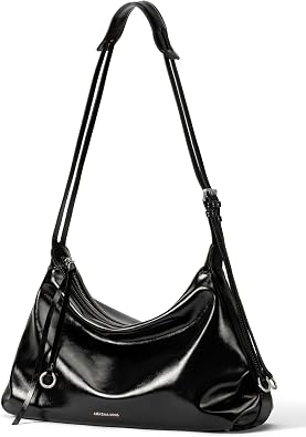 Amazing Song Soft Leather Hobo Crossbody Bags For Women Lightweight
