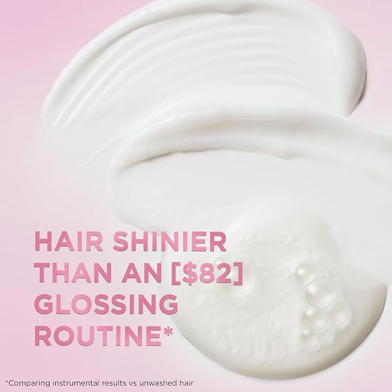 L'Oreal Paris Sulfate Free Glossing Lamination Hair Mask, 5-Minute Rinse-Off Hair Treatment with Glycolic Acid for Glass Shine, Smoothness & Soft Feel, Color Caring, EverPure, 5.1 Fl Oz