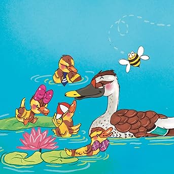 Five little ducks for your Indian baby