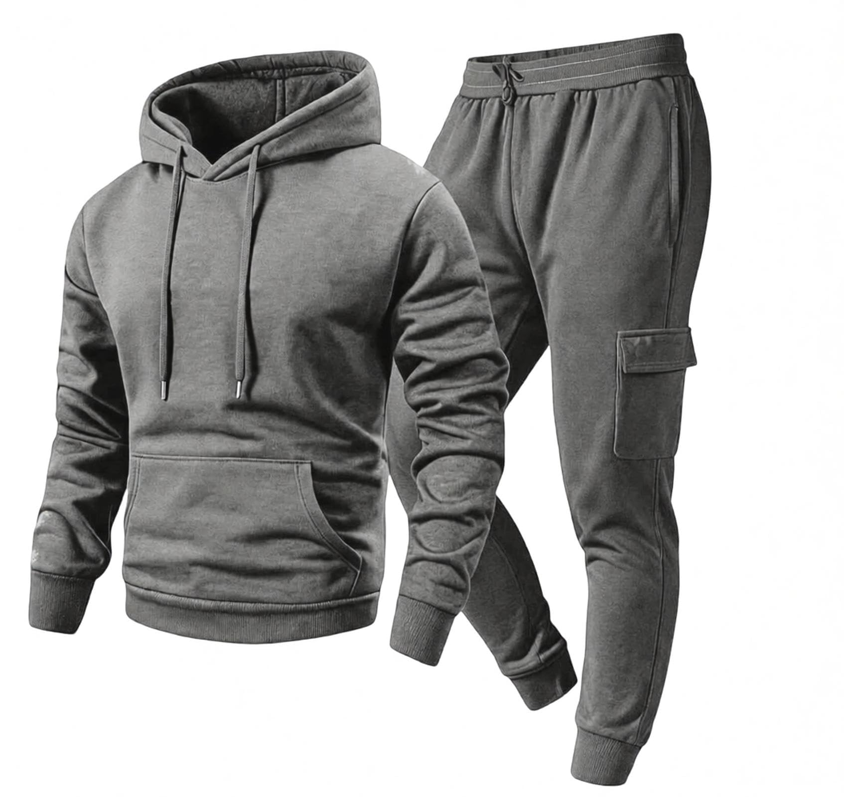 Sweatsuits for Men 2 Piece Athletic Casual Fleece Sweat Suits with Pockets