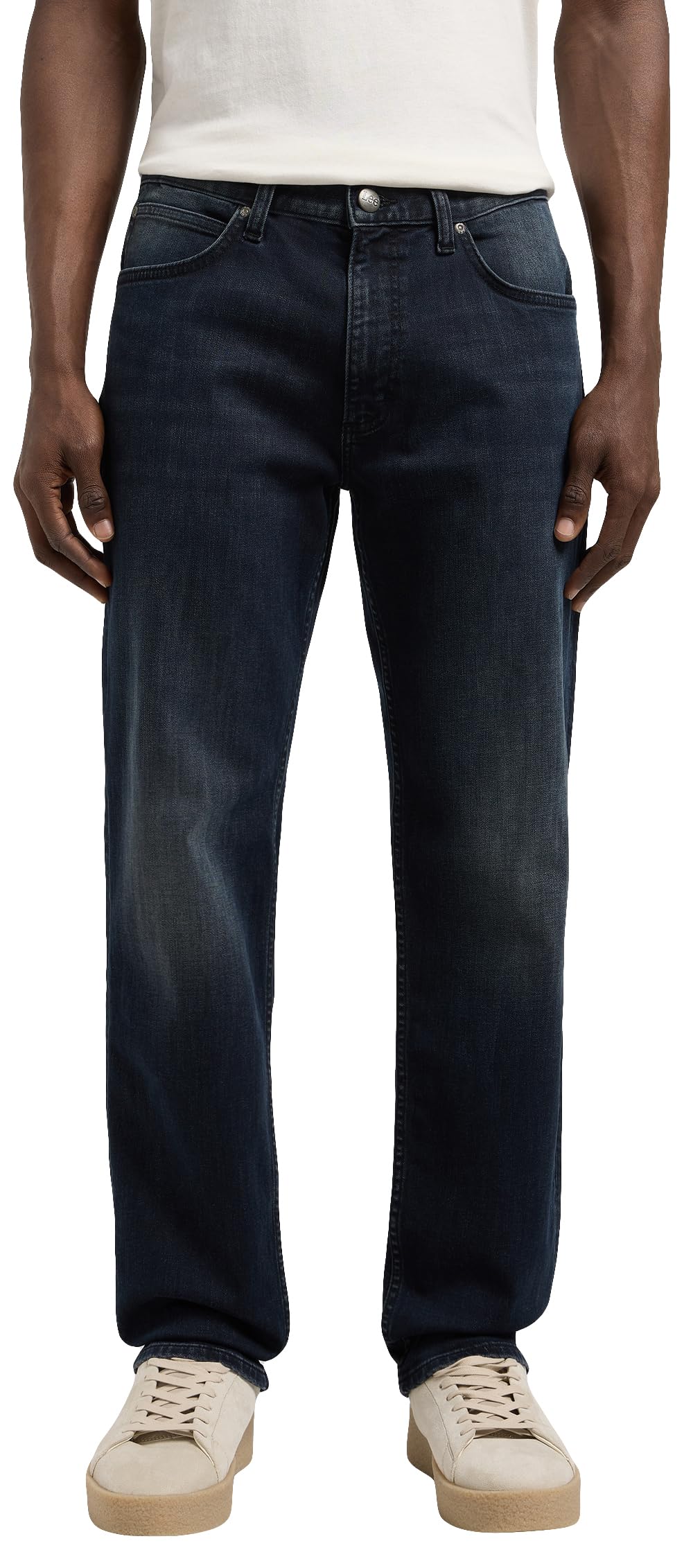 Lee Men's Noir Regular Jeans West