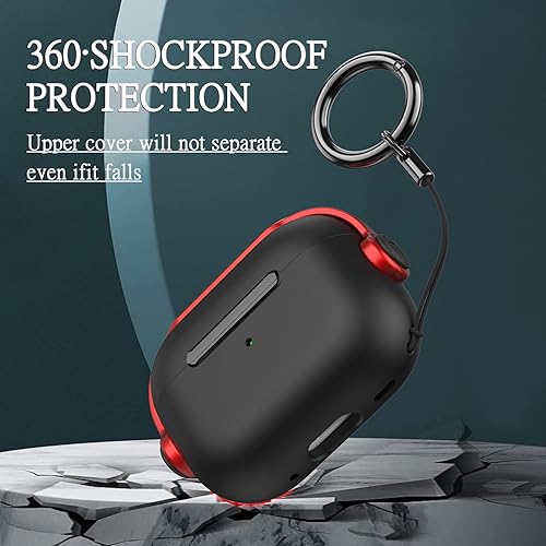 Miniatura 3 de Funda para AirPods Pro de 21 generación con cerradura, funda de montaje de música creativa compatible con AirPods Pro (20192022) funda rígida que
