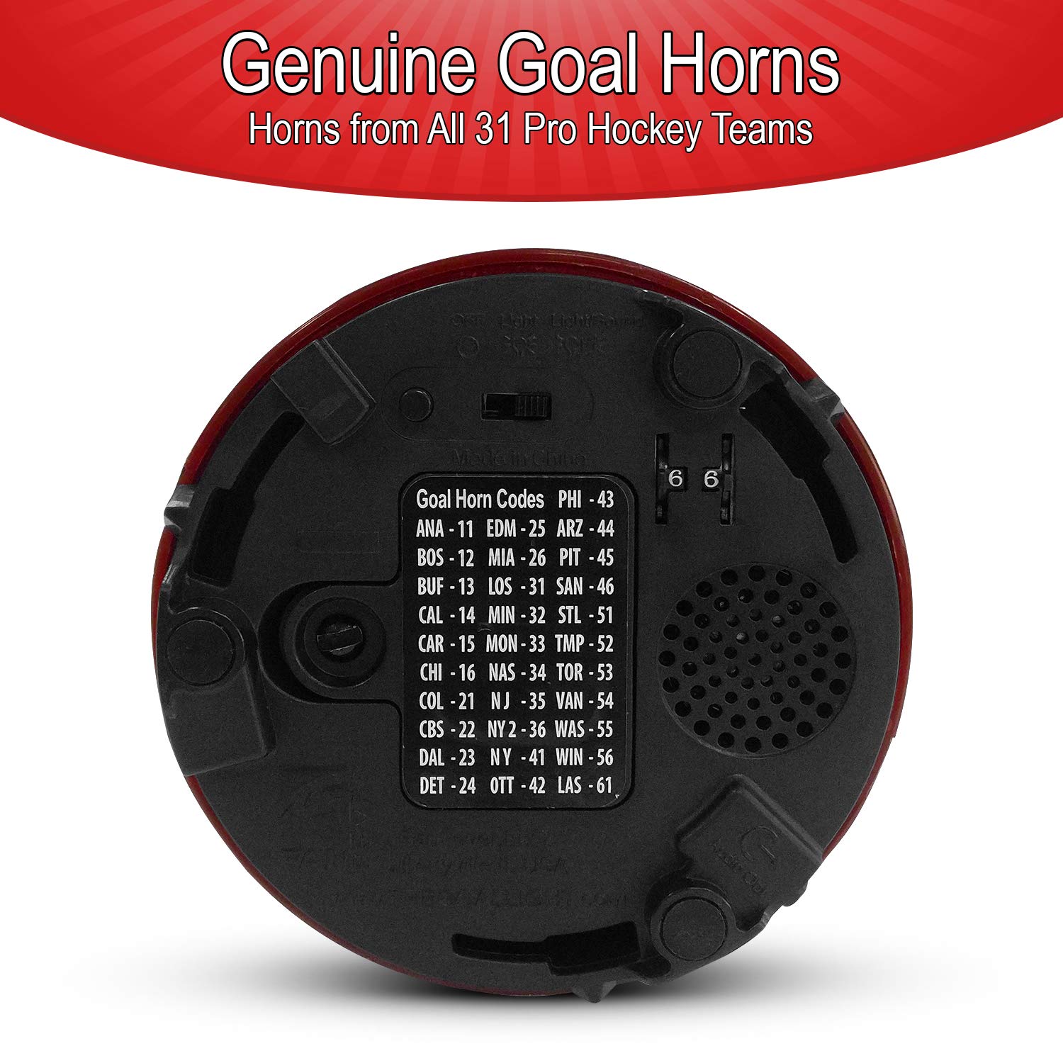 Buy Fan Fever The Original Goal Light Pro Hockey Red Light Horn