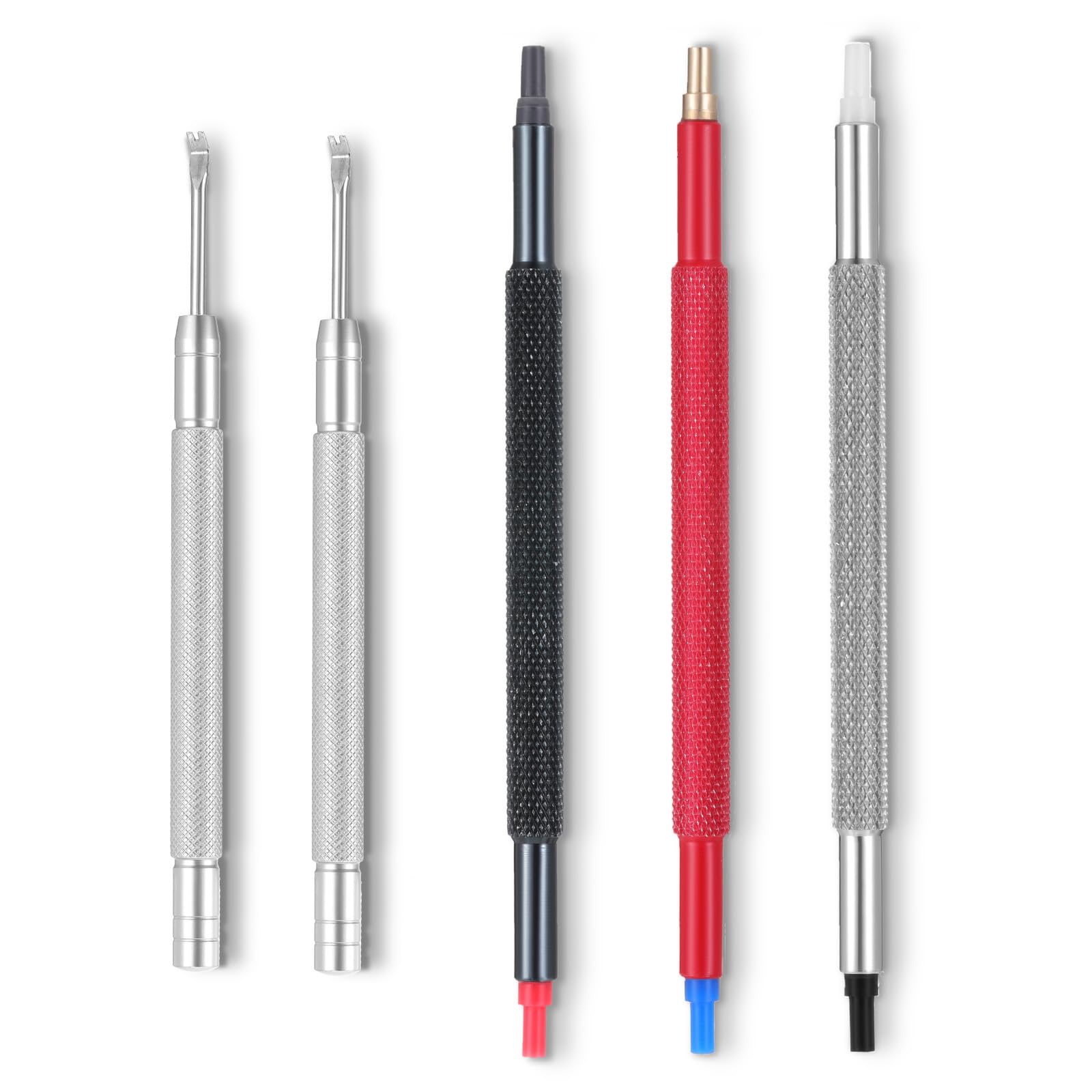 5 Pcs Watch Hands Repair Tool Kit, Stainless Steel Watch Hand Setting Tool, Pusher Set, Pointer Adjustment Tool