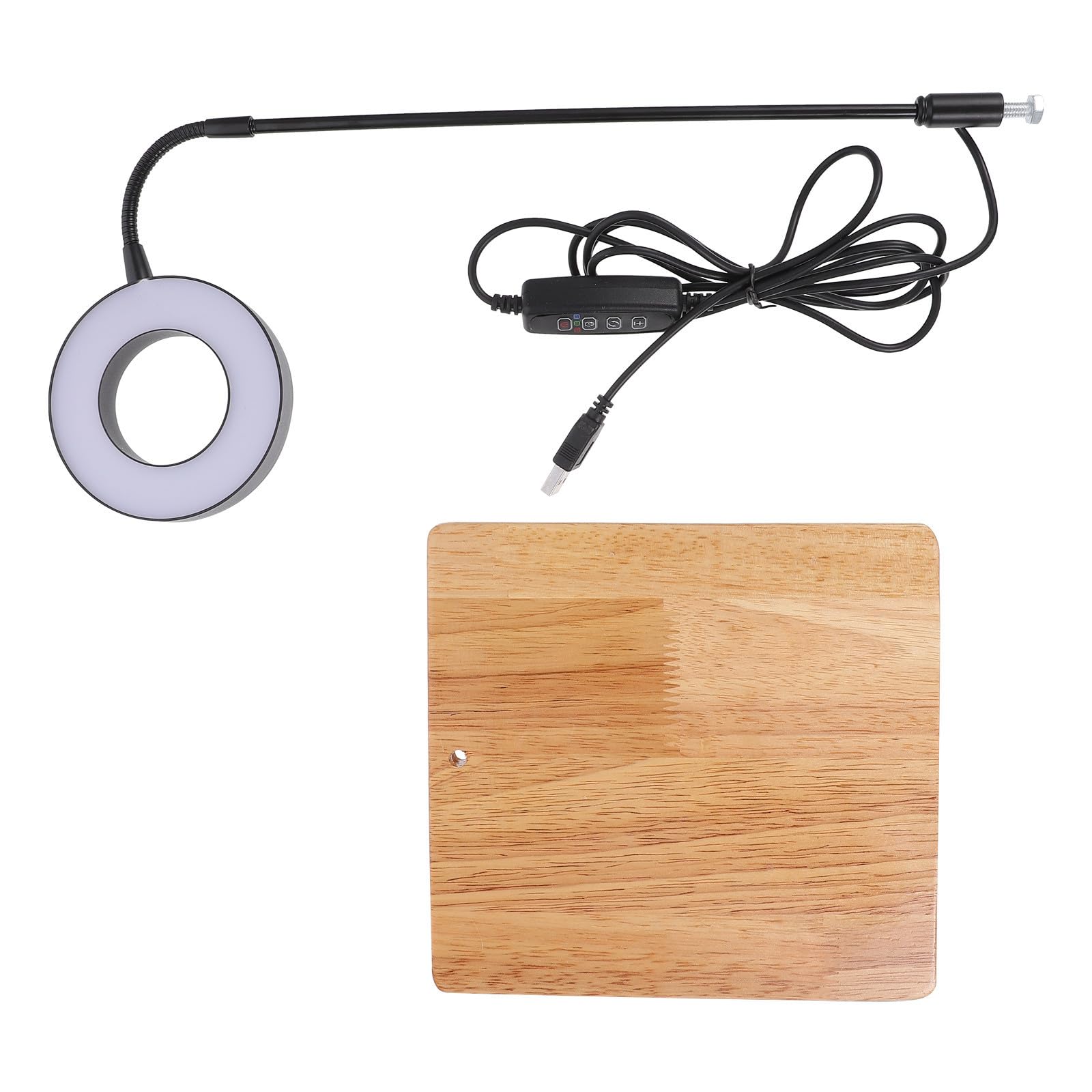 Luz de Acuario de 10 W para Pecera Madera y Aleación de Aluminio