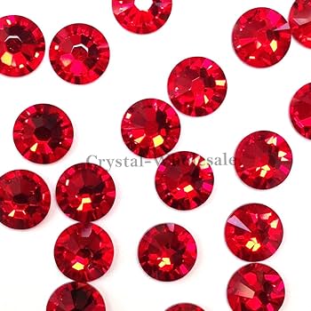 Amazon.com: 144 pcs Light Siam (227) Swarovski New 2088
