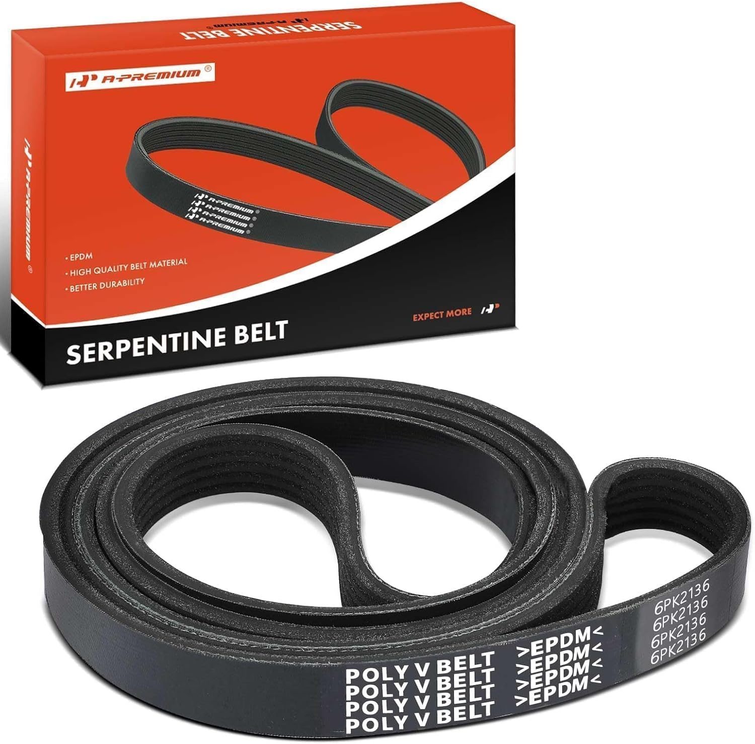 A-Premium 84.06" Serpentine Drive Belt for Honda Accord V6