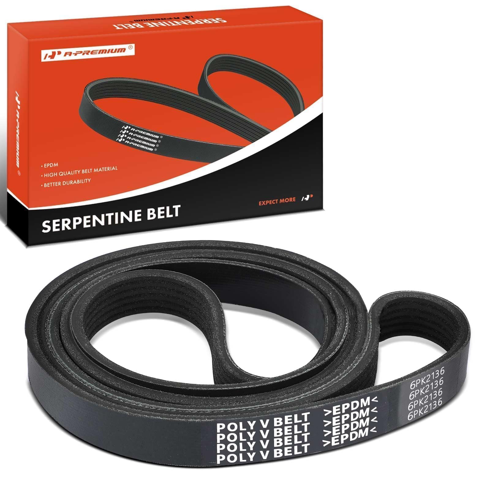 A-Premium V6 Serpentine Belt