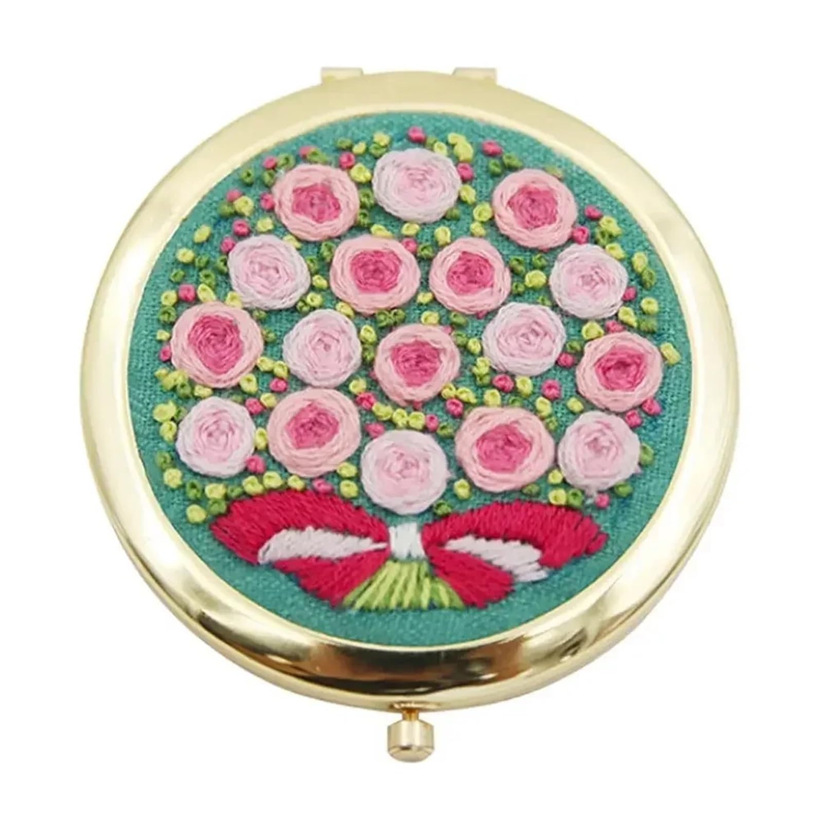 LKLNKVL embroidery, Embroidery Kit，Handcraft Needlework Cross Stitch Kit Double-Sided Mirror Material Package(Color 02)