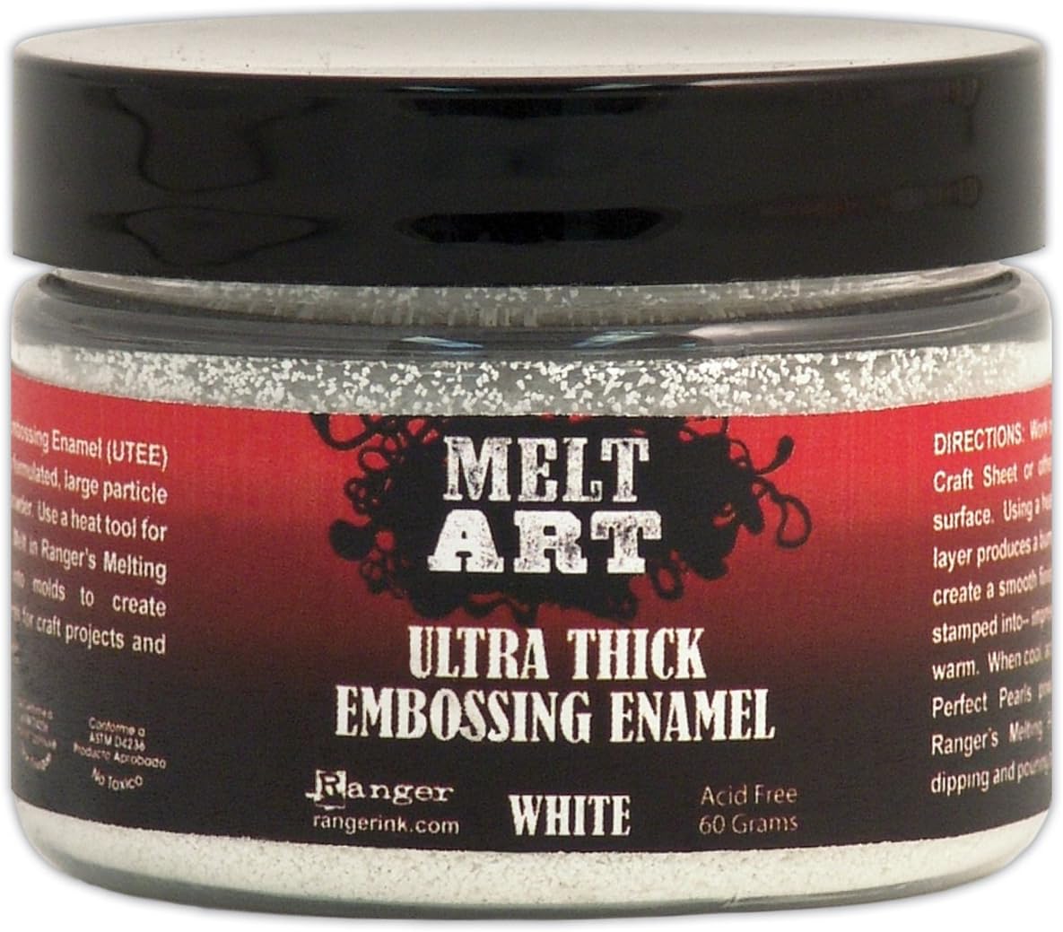 Ranger Ink Melt Art Ultra Thick Embossing Enamel (UTEE) 3 Oz: White