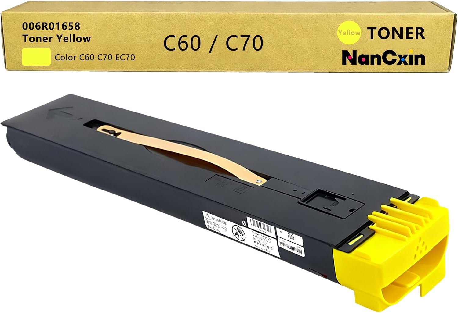 Compatible for Xerox C60 C70 Toner Cartridge Yellow 006R01658