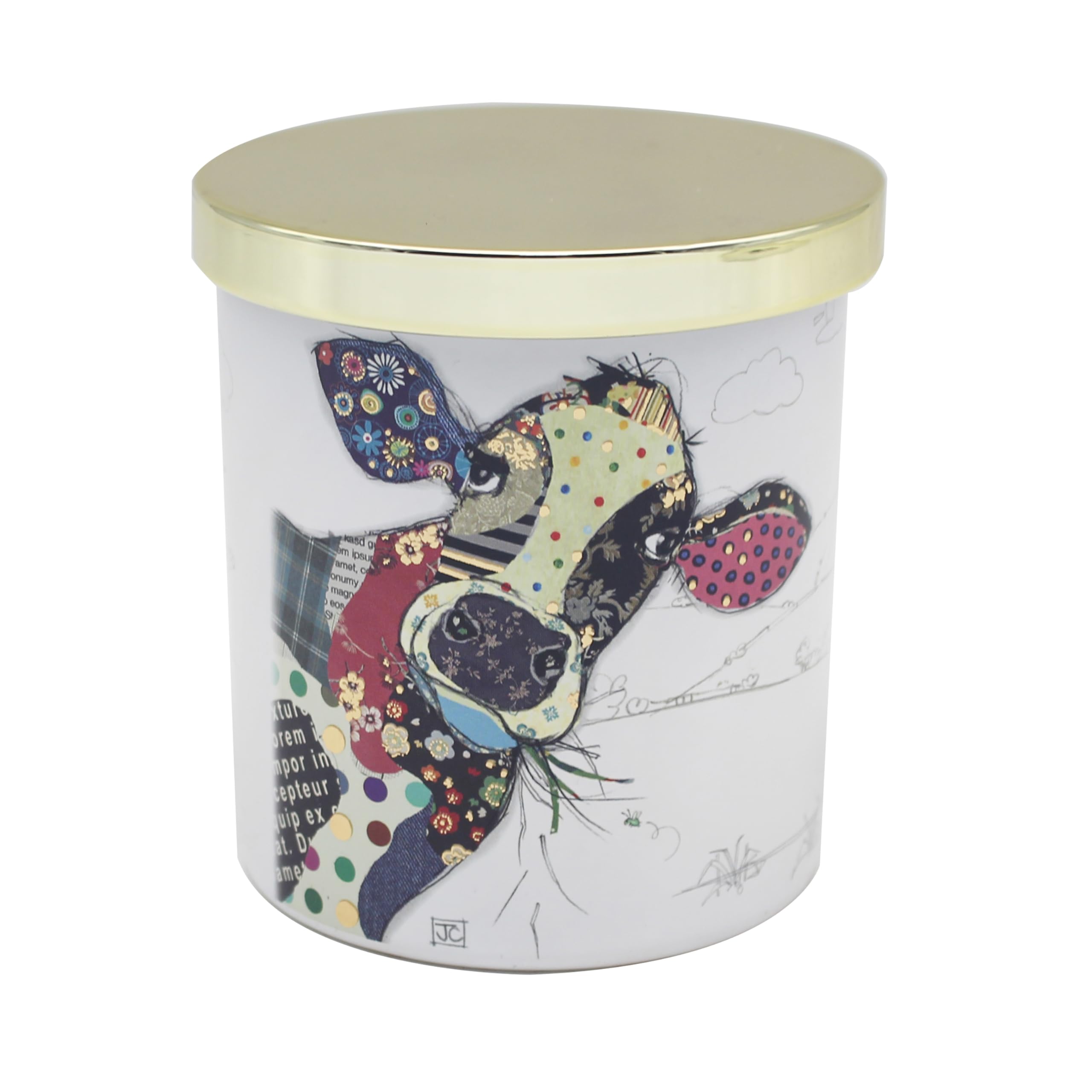 Bug Art Candle Connie Cow