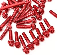 Vista 15 de MC Motoparts Race Spec Kit de pernos de motor cabeza HEX M6 compatible con XJ6 Diversion/F 2009-2016 13 14 15 16 (azul)