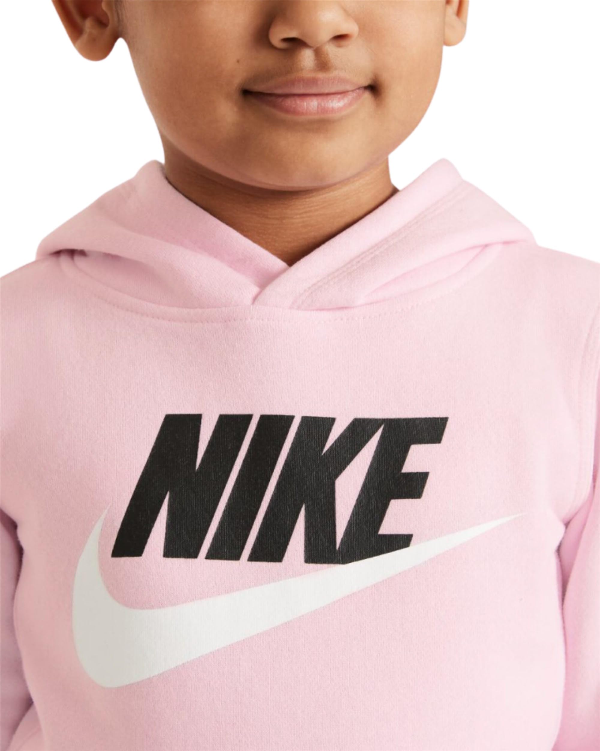 Nike Sudadera Club HBR para niño (niños pequeños), Rosado, 5