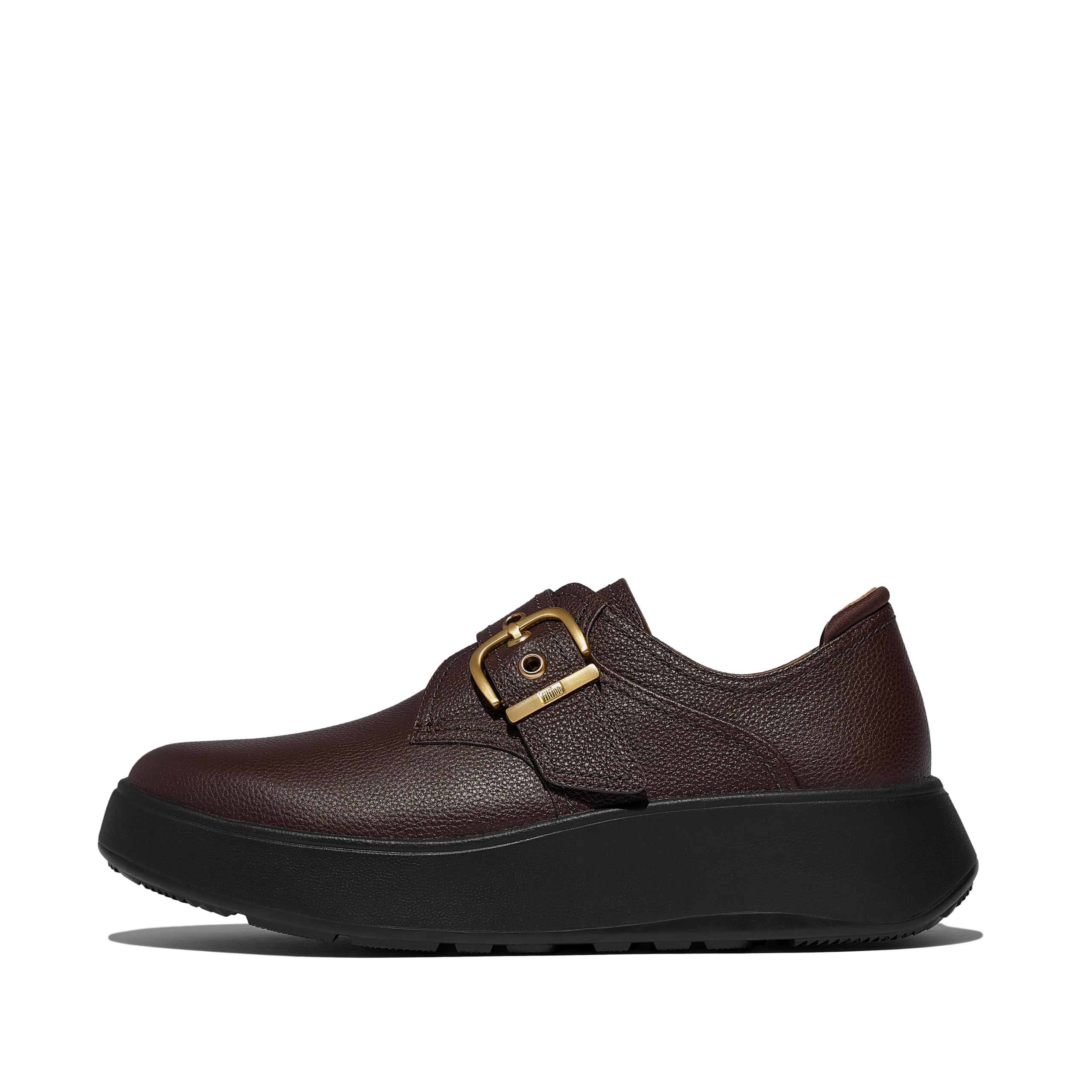 Fitflop F-Mode Leder-Loafer Schokolade
