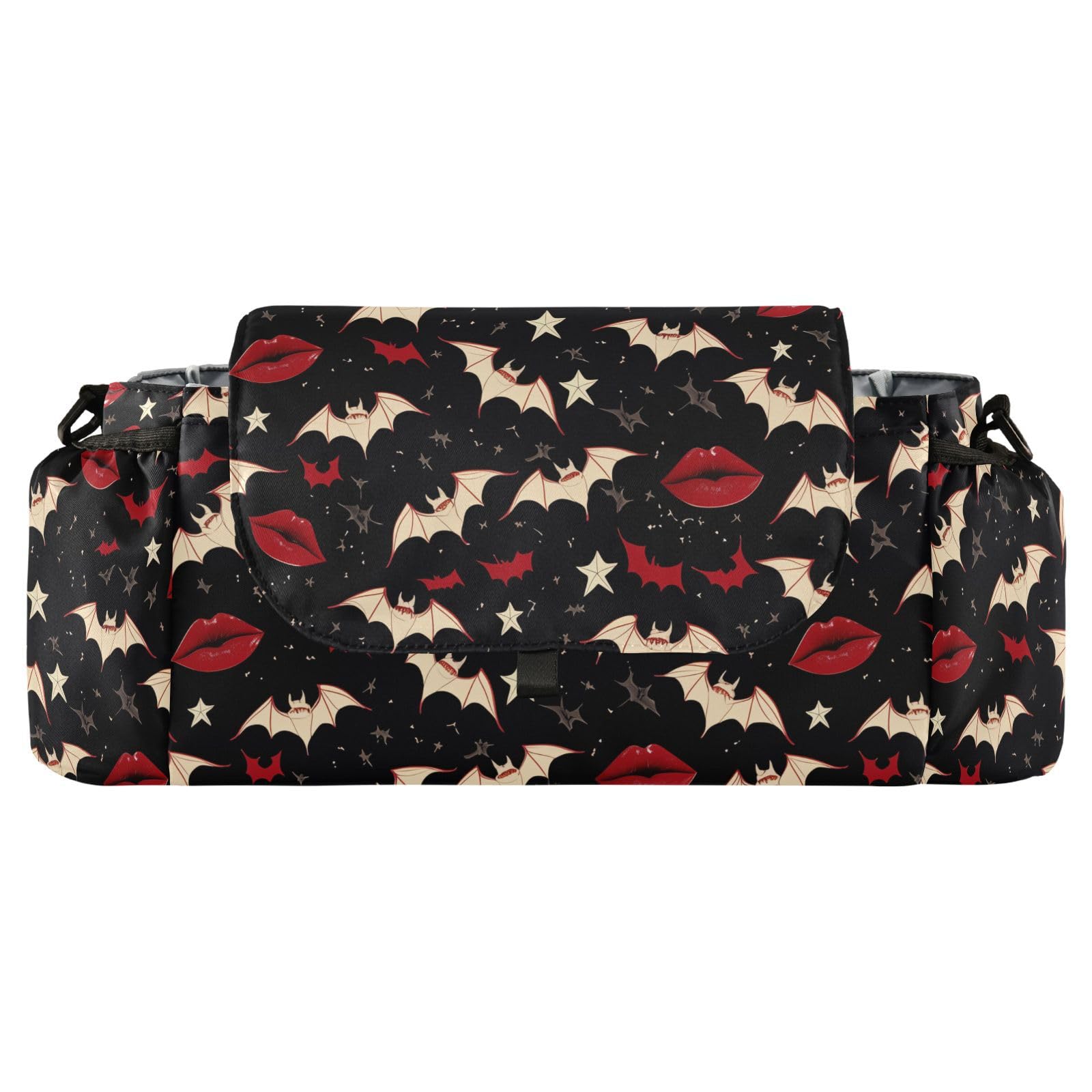 miaozhen Gothic Style Darkness Red Lips car stroller organizer cup holder caddy infant accesorios para carros de accesorios para stroller