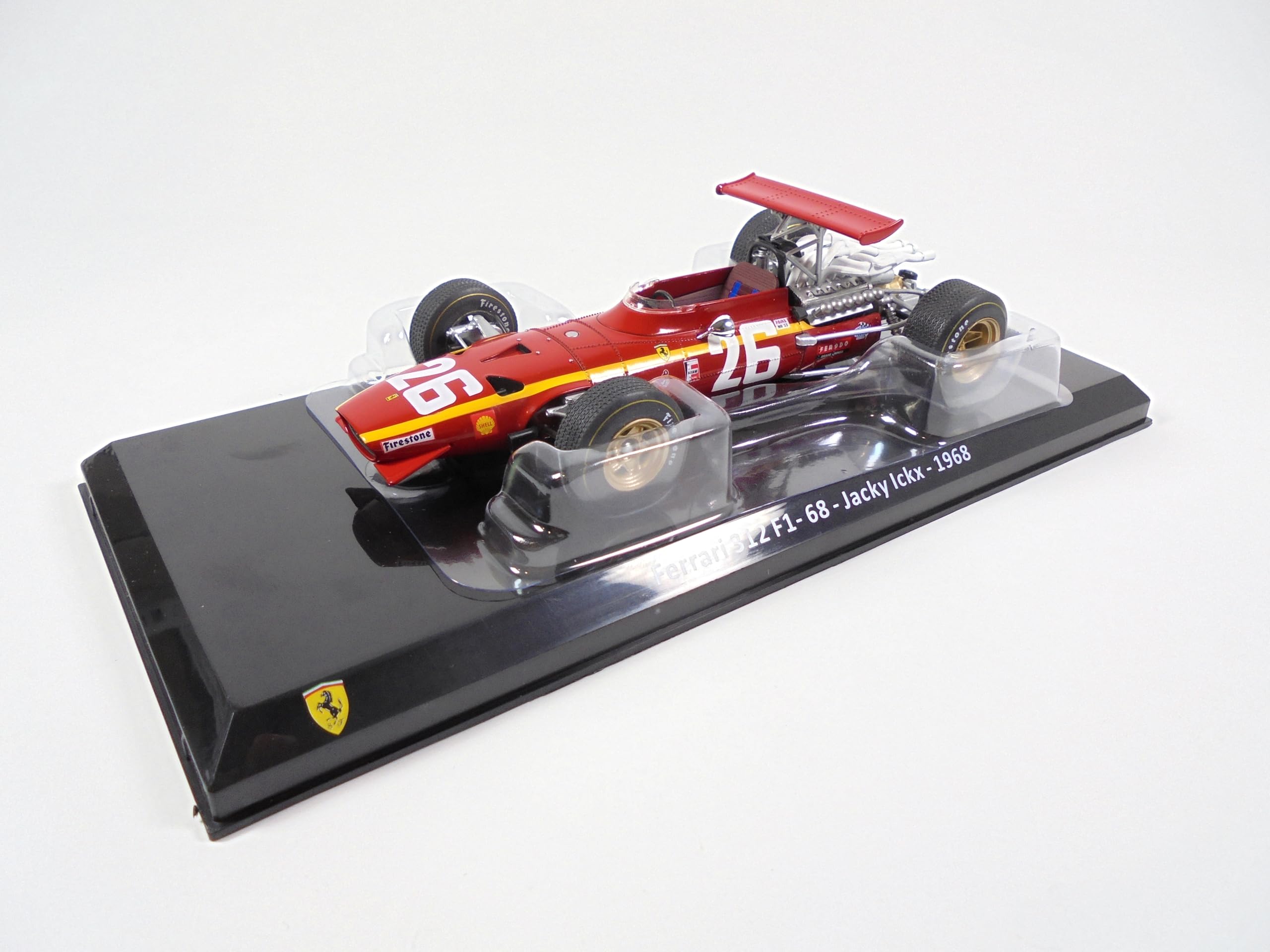 OPO 10 - Formula 1 compatible with Ferrari 312 F1 68 Jacky Ickx 1968-1/24 Diecast model car - GF039