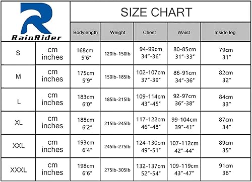 Miniatura 6 de RainRider Trajes de lluvia de seguridad chaqueta de lluvia con pantalones de alta visibilidad reflectante equipo de lluvia
