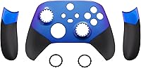 Vista 8 de eXtremeRate ASR versión Performance - Empuñaduras laterales de goma para Xbox Series X S, Chameleon Purple Blue Rediseñed Grip Handle Face Plate