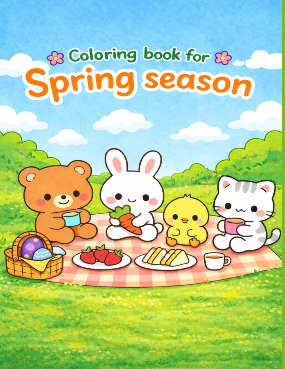 Coloring book for Spring season