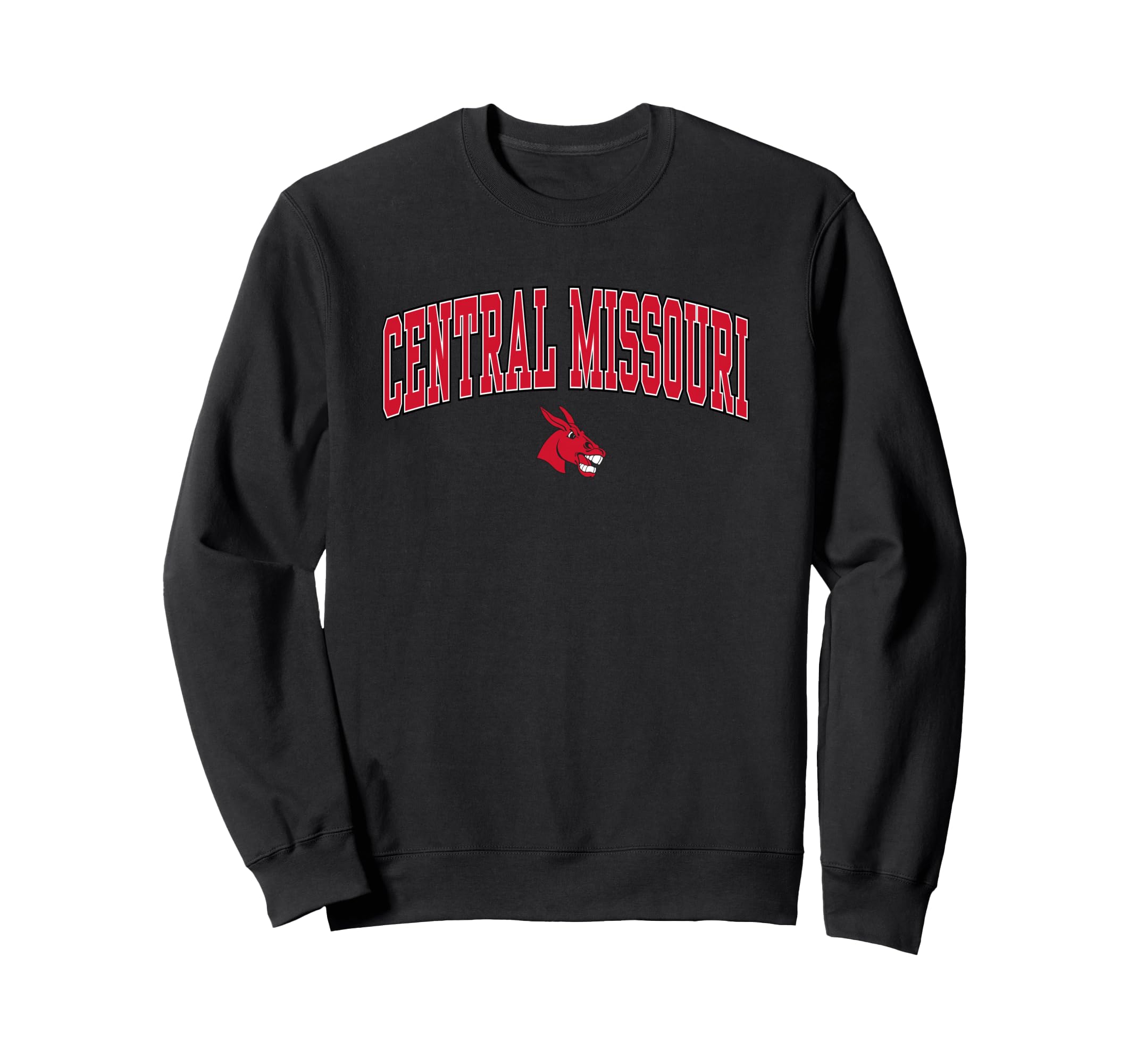 Central Missouri Mules Arch Over Logo Officially Licensed Sweatshirt