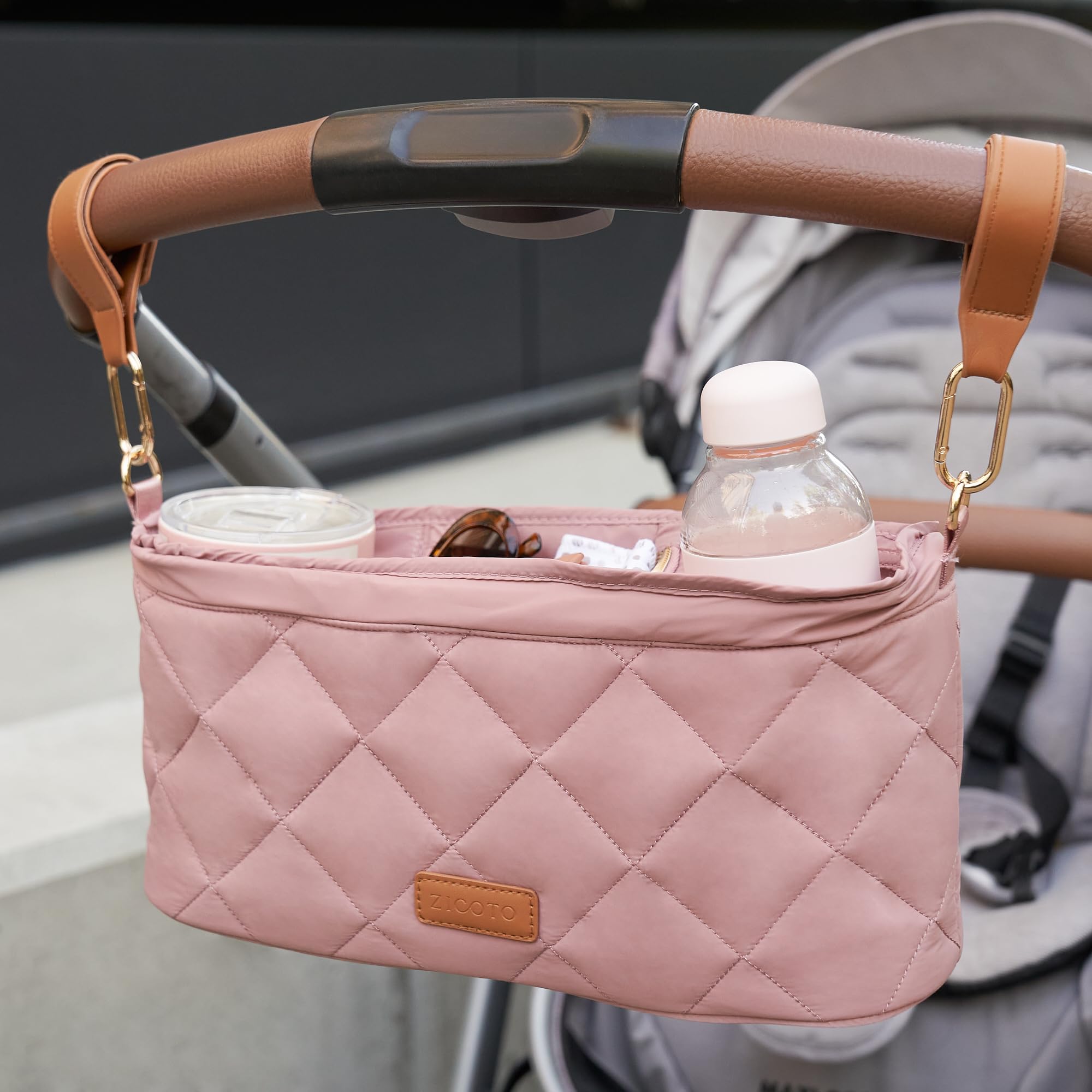 POCKIT ベビーカーピンク　美品　ichika Amazon.com : Beautiful Stroller Caddy Organizer With 2 Cup Holders