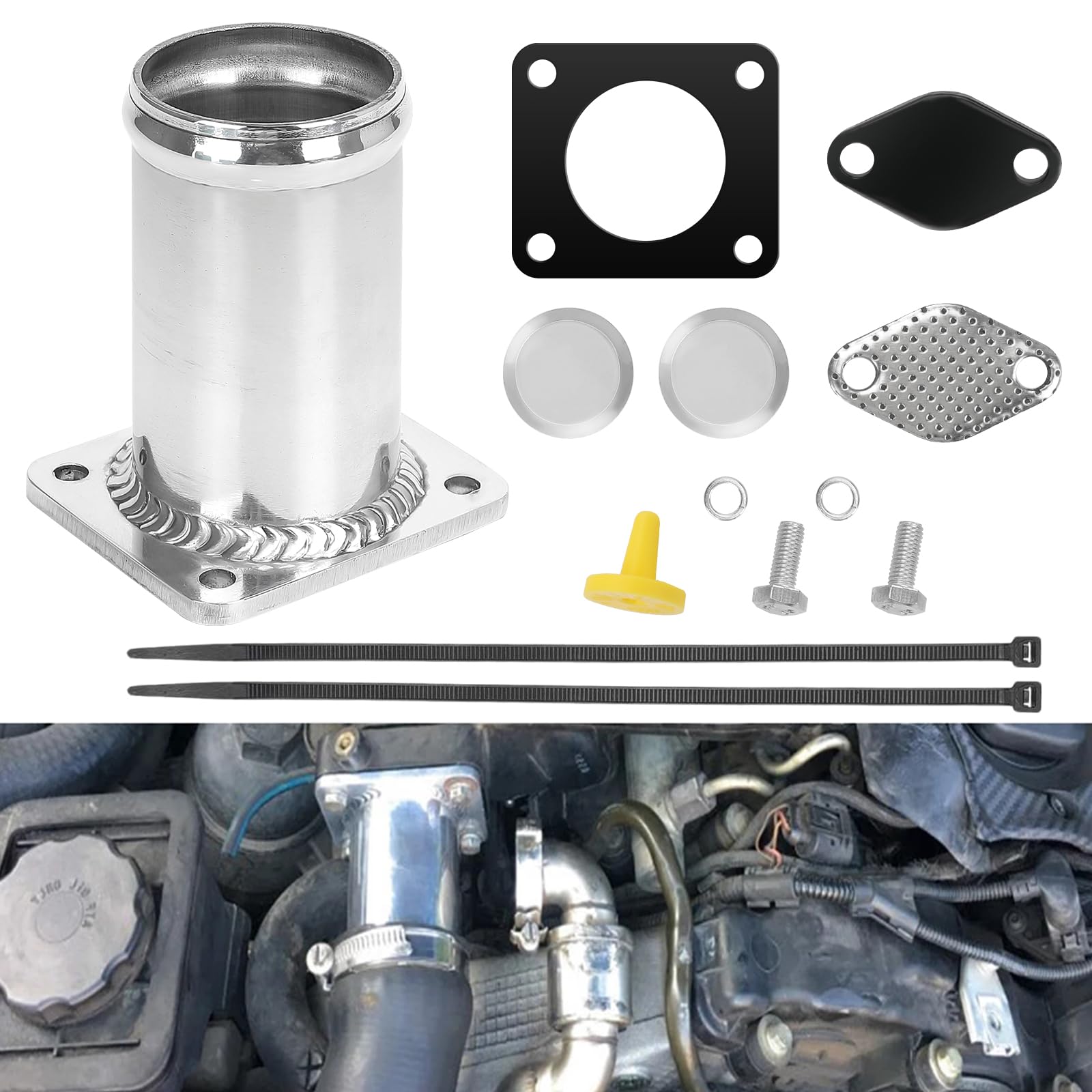 Valvola EGR, Kit di Rimozione Valvola EGR per E46 E39 X5 E53 X3 E83 E38 E65 M47 M57 M67