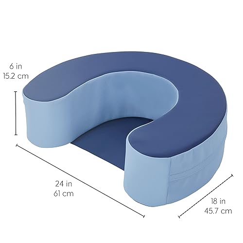 Miniatura 19 de Factory Direct Partners 10423-AS SoftScape - Anillo de apoyo para bebés y bebés, asiento de espuma suave acolchado con parte inferior antideslizante