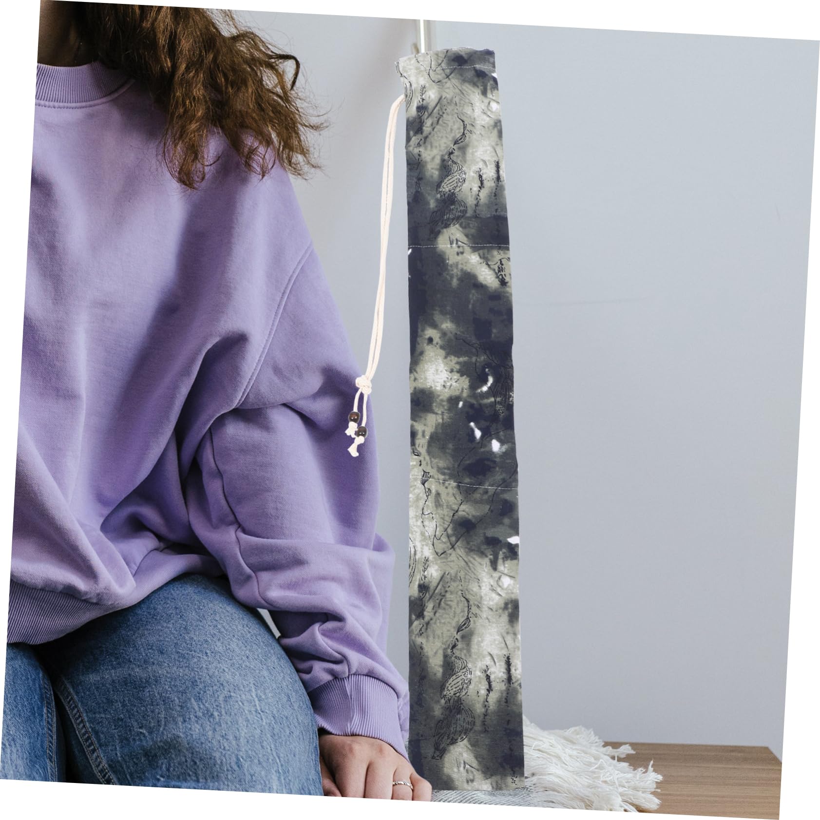 FAVOMOTO Flute Case Portable Flute Storage Bag Decorative Velvet Light Easy to Carry for Violin