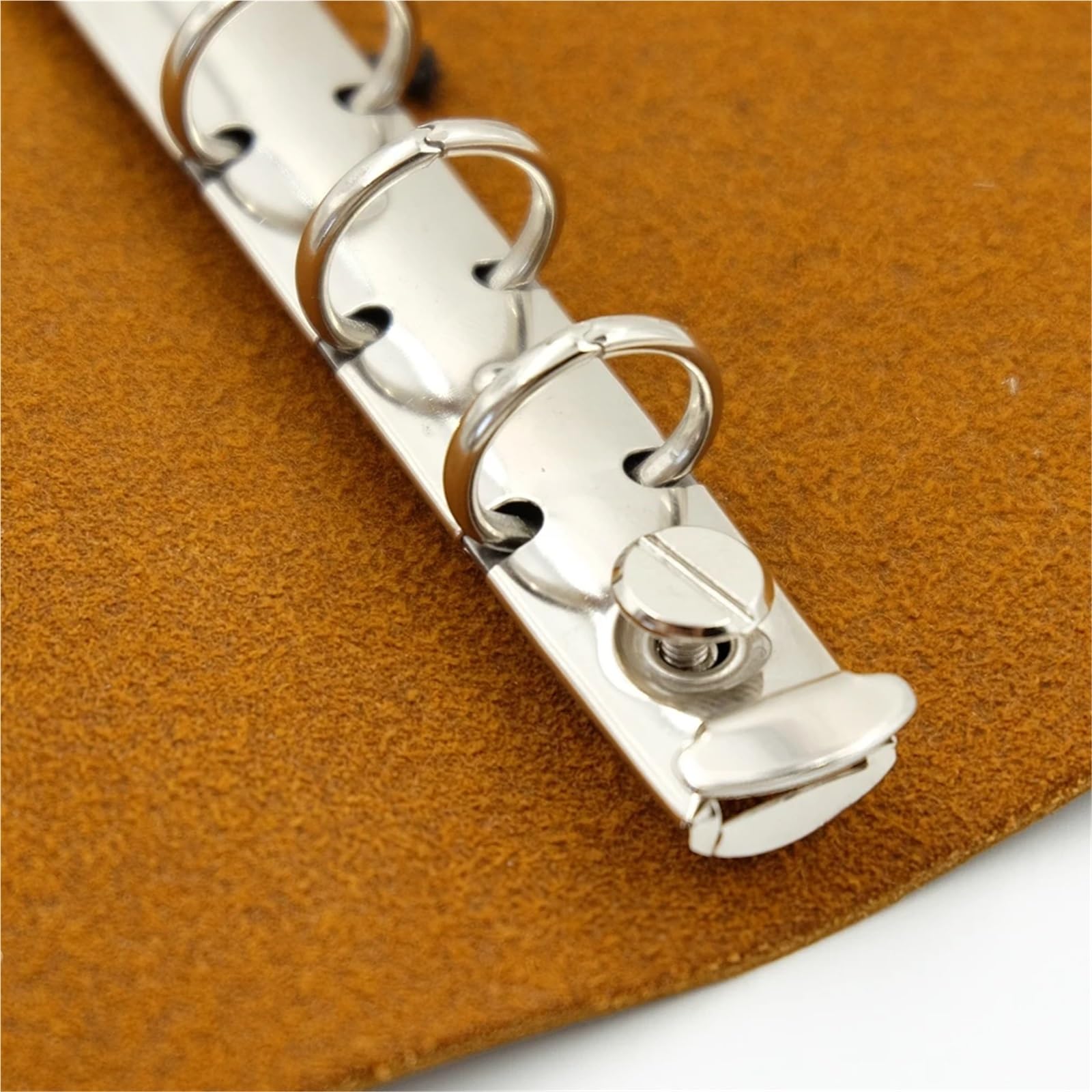 Meccanismo per raccoglitori ad anelli, Raccoglitore ad anelli in metallo a fogli mobili da 1,5-3 cm, 10 pezzi di materiale scolastico