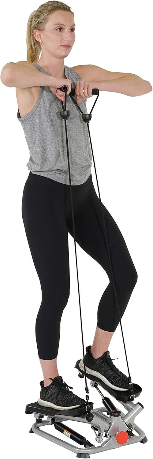 Sunny Health & Fitness Total Body Advanced Stepper Machine - SF-S0979, Gray (Renewed) : Sports & Outdoors