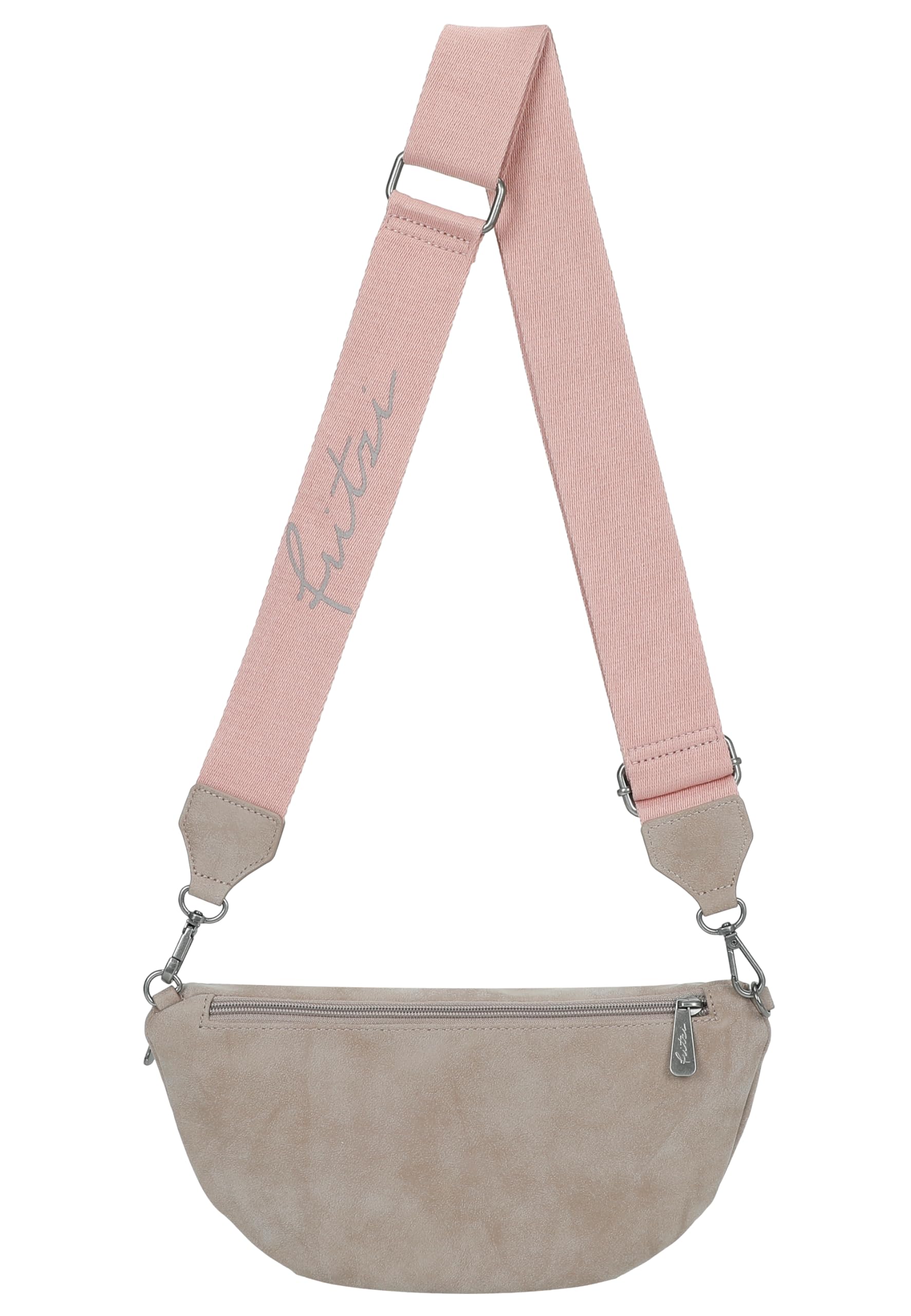 Fritzi Bum Vintage Crossbody Kunstleder Damen Bauchtasche Umhängetasche Festival City vegan 12 x 29 x 9 cm – Schwarz, Rosa, Braun, Mint, Gruen, Grau, Beige, Pink, Blau, Gelb, Rot