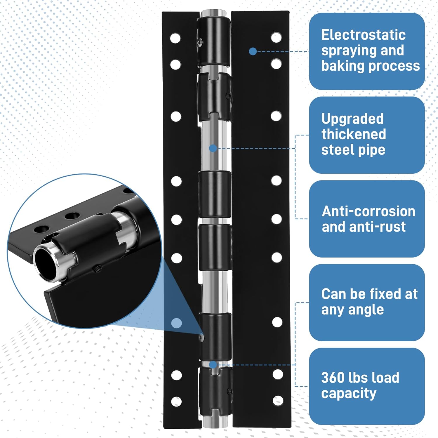 55722 Swing Away Brackets,Rv Extension Brackets,Swing Away Camper Brackets,Truck Camper Jack Swing Away Brackets,Swing-Out Front Jacks Extension Bracket Set,Swing Away Bracket Truck Camper-Black-2Pcs