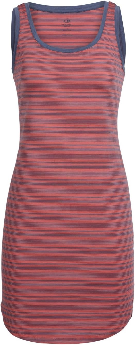 Icebreaker Merino Women's Yanni Tank Summer Travel Dress, Odor Resistant, Moisture Wicking, Can Wash Infrequently