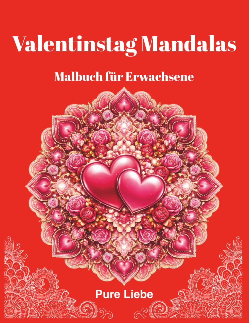 Valentinstag Mandalas: Romantisches Mandala Malbuch für Erwachsene – Entspannung, Liebe & Geschenkidee zum Valentinstag