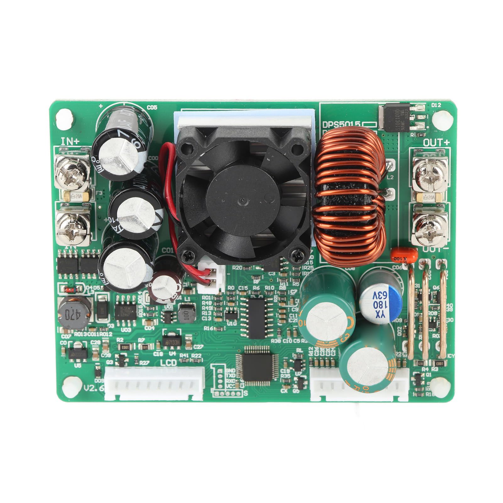 DPS3012 DPS5015 DPS5020 Modulo di alimentazione digitale LCD regolato step down regolabile con controllo di corrente a tensione costante per progetti fai da te di laboratorio di (DPS5015)