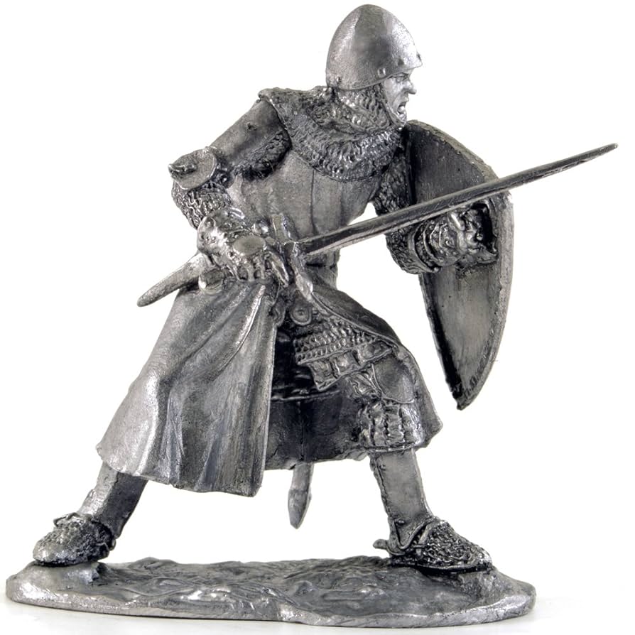 Amazon | イタリア騎士、 13世紀。金属の彫刻。コレクション54mm