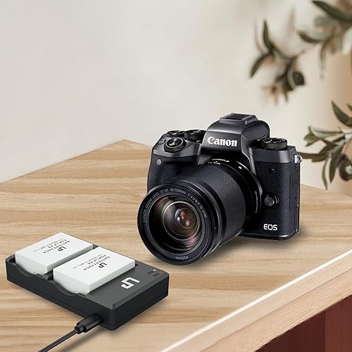 Miniatura 7 de LP Paquete de cargador de batería LP-E8, paquete de 2 baterías y cargador de doble ranura, compatible con cámaras Canon EOS Rebel T2i, T3i, T4i,