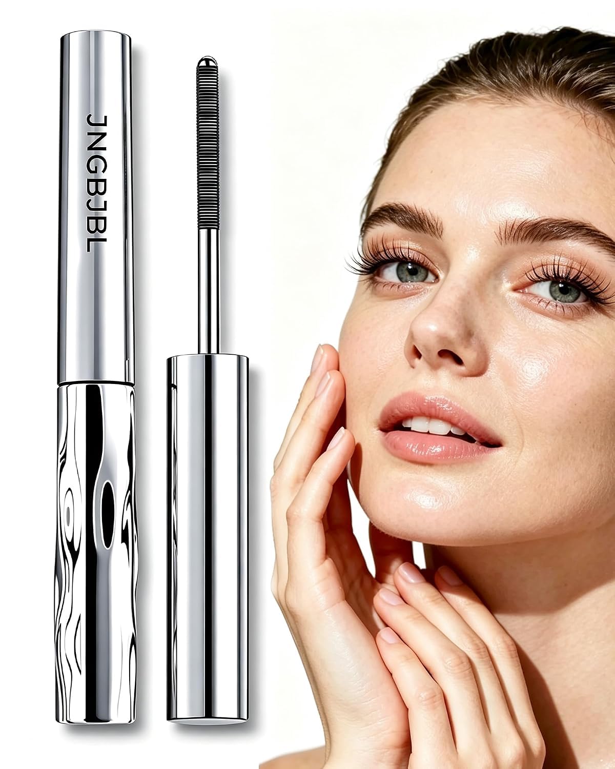 Mascara for Older Women 60 Plus, Metal Wand Mascara (Black) 1PC 0.2 Fl Oz (Pack of 1)